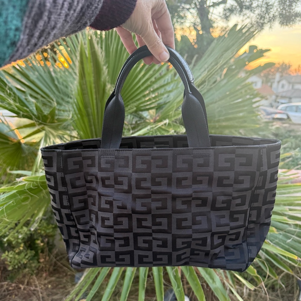 Stunning Givenchy Monogram Canvas Shoulder Bag